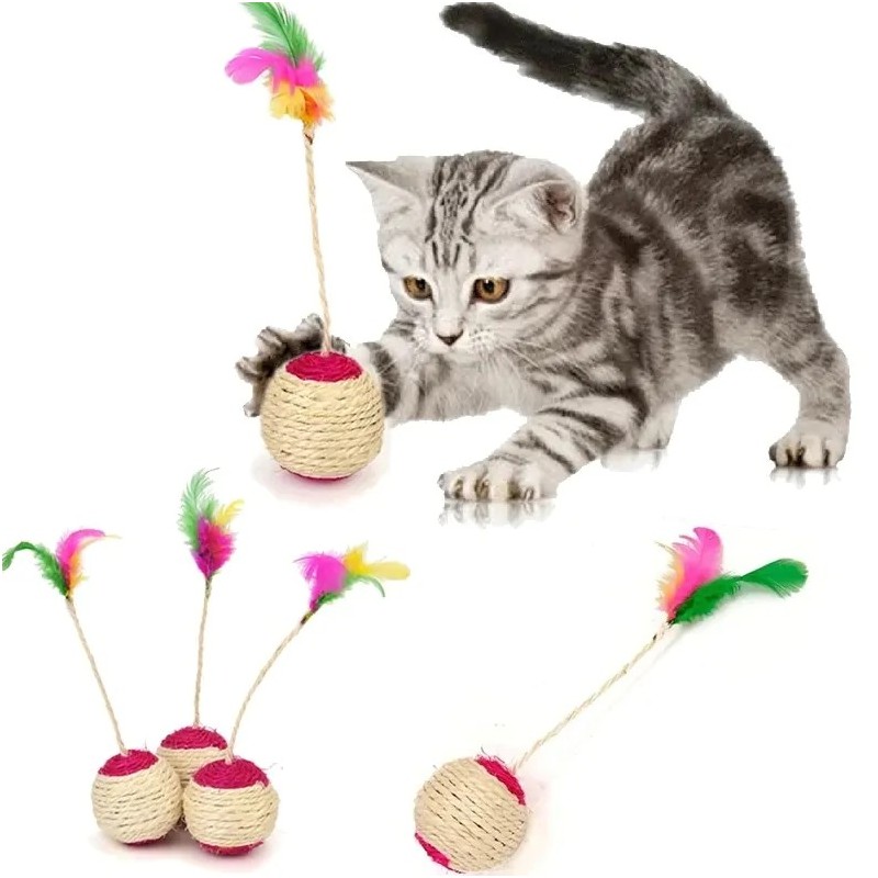 NUXIE® žaislas katėms, plunksnų kamuoliukas, 6,5 cm NUXIE® žaislas katėms, plunksnų kamuoliukas, 6,5 cm