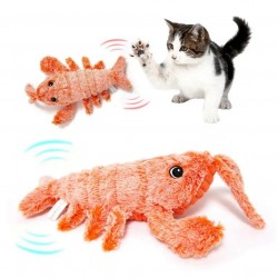 NUXIE® PREMIUM Cat žaislas pliušinis omaras USB 35cm